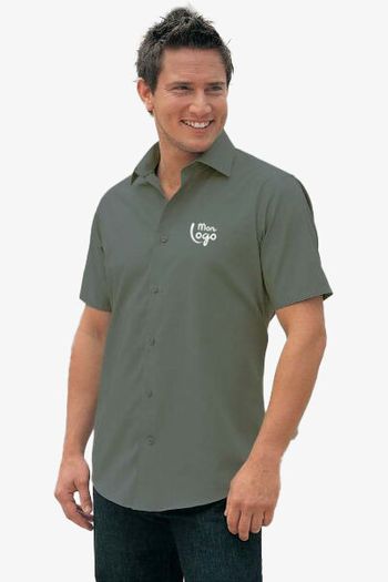 Image produit Men’s short sleeve fitted stretch shirt
