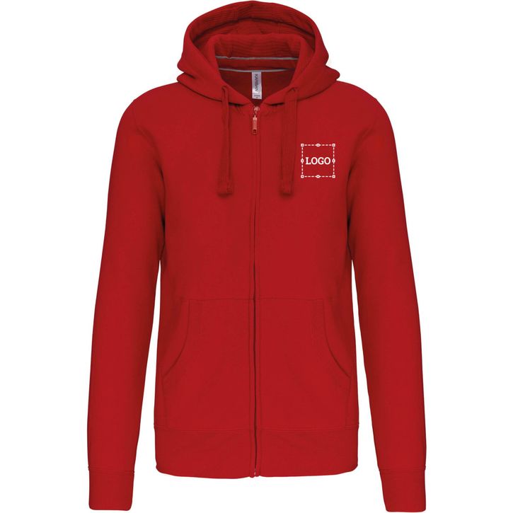 Image produit Sweat-shirt capuche zippé unisexe