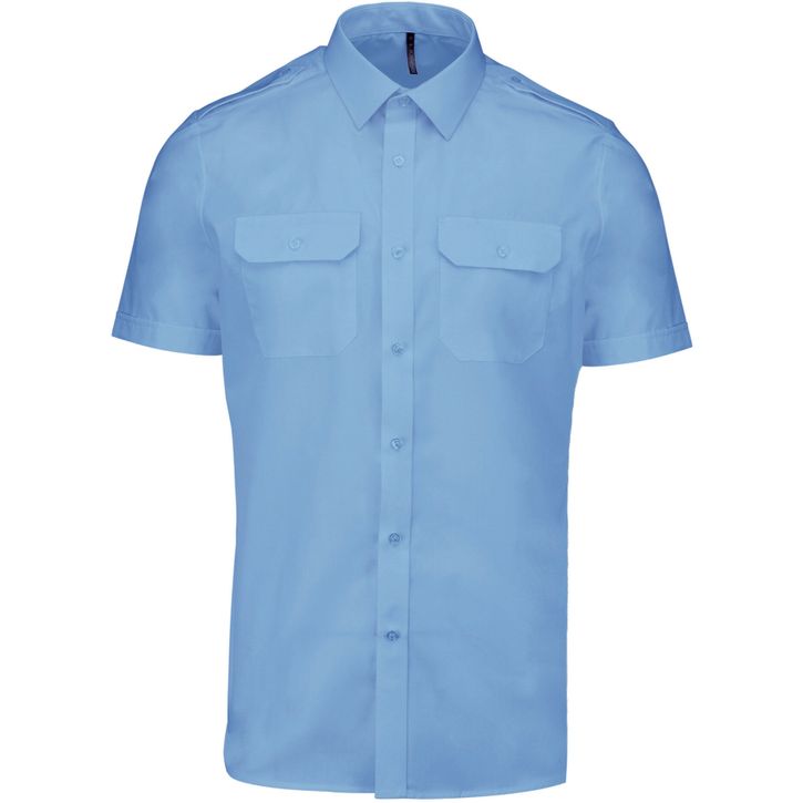 Chemise pilote manches courtes homme