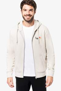 Image produit Sweat-shirt à capuche écoresponsable à fermeture zippée homme