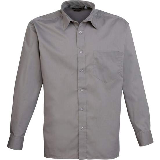 Chemise popeline manches longues