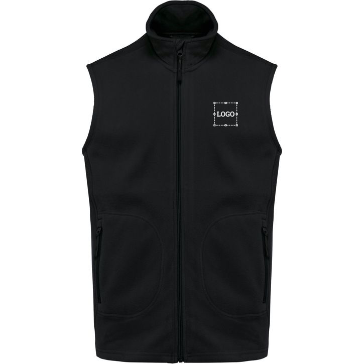 Bodywarmer micropolaire écoresponsable unisexe