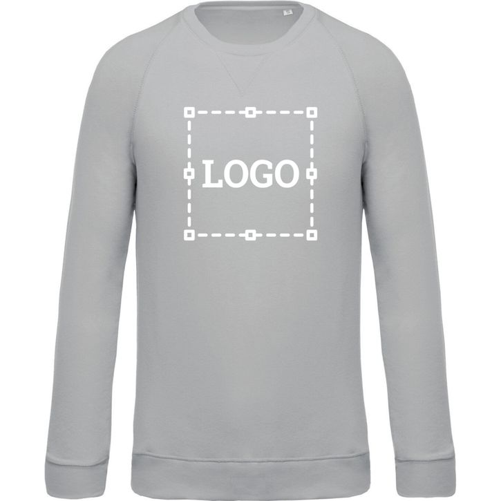 Image produit Sweat-shirt BIO col rond manches raglan homme 