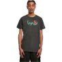 Acid Washed Round Neck Tee