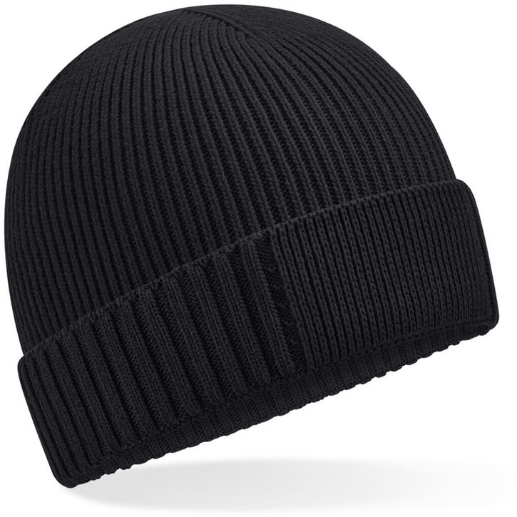 Image produit Bonnet en coton biologique avec écusson