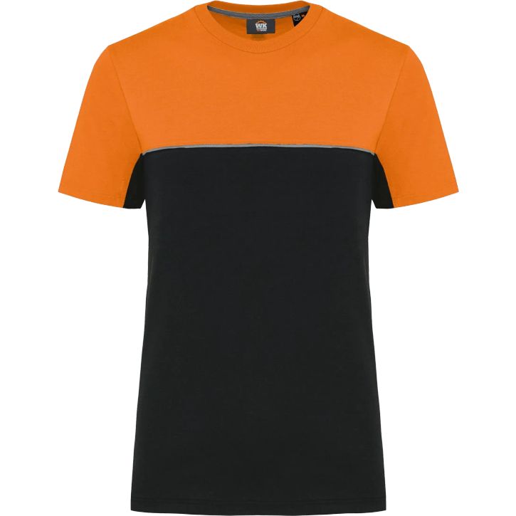 Image produit T-shirt bicolore écoresponsable manches courtes unisexe