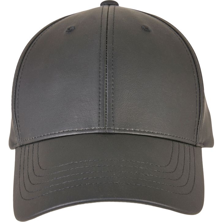 Image produit Synthetic Leather Alpha Shape Dad Cap