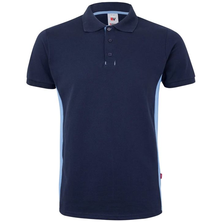 Polo bicolore manches courtes