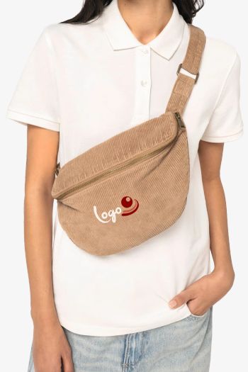 Image produit Banane délavée en velours côtelé