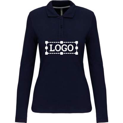 Image produit Polo manches longues femme