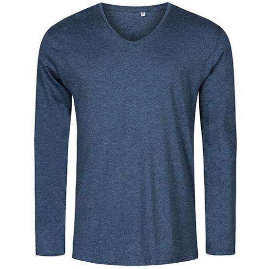 Men´s V-Neck T-Shirt Longsleeve