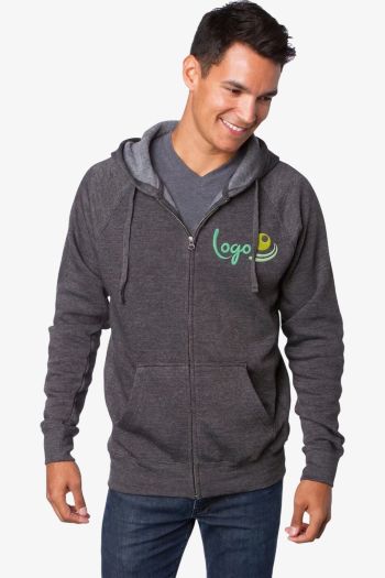 Image produit Unisex Midweight Special Blend Raglan Zip Hood
