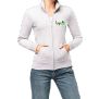 Veste molleton zippée femme