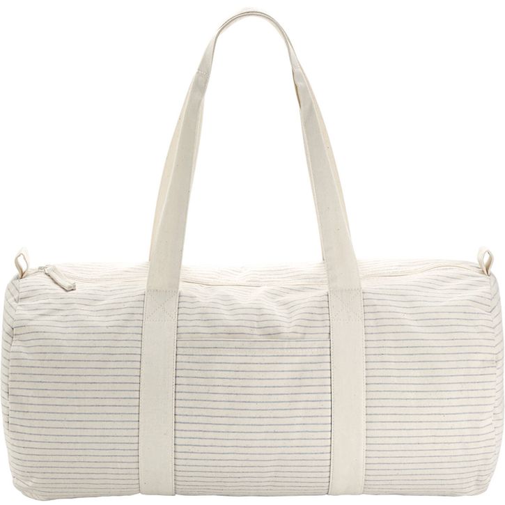 Image produit Sac polochon en coton bio rayé
