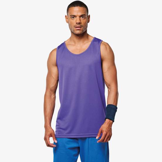 Débardeur homme sport PA441 - Violet - vente/impression textile  publicitaire : Textile Direct