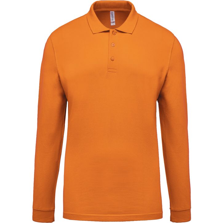 Image produit Polo piqué manches longues homme 