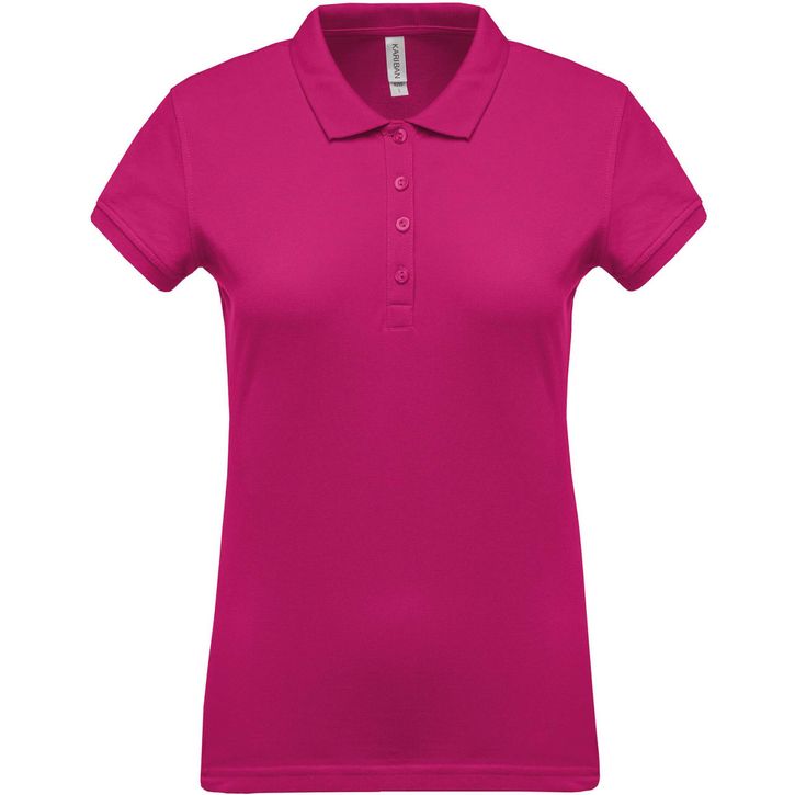 Polo piqué manches courtes femme 