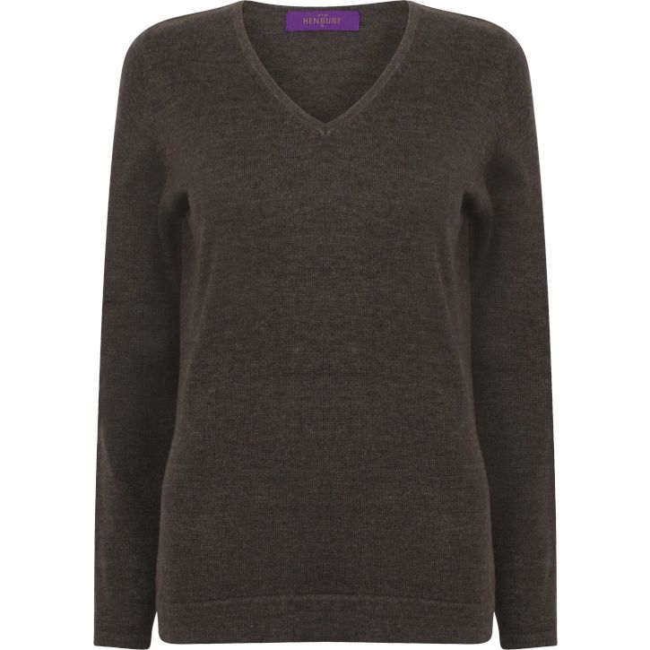 Image produit Ladies' 12gg v-neck jumper
