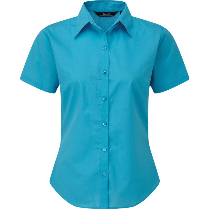 Image produit Chemises popeline à manches courtes pour femme