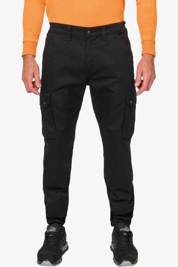 Image produit Pantalon cargo unisexe avec bas élastiqué