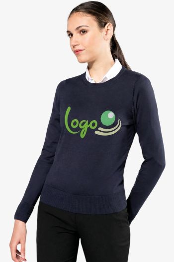 Image produit Pull Supima® col rond  femme