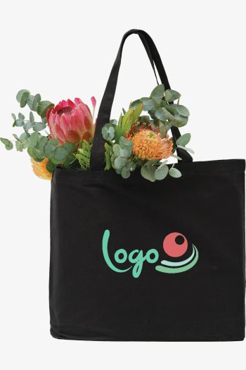 Image produit Sac cabas horizontal à fond plat en toile biologique