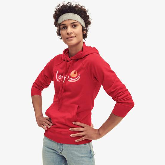 Lightweight Hooded Sweat Lady-Fit