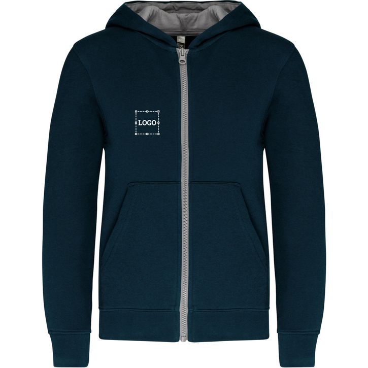 Image produit Sweat-shirt zippé capuche enfant