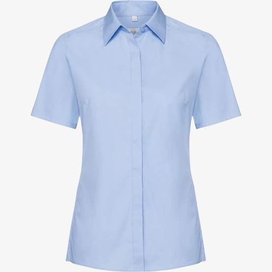 Ladies’ short sleeve fitted ultimate stretch shirt