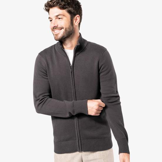 Cardigan zippé