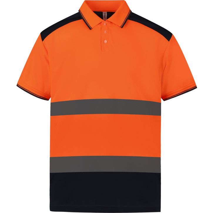 Image produit  Polo bicolore haute visibilité