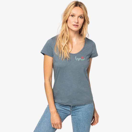 T-shirt slub femme - 130g