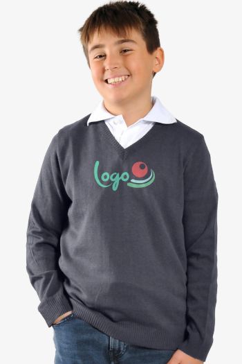Image produit Kids' V-neck sweater
