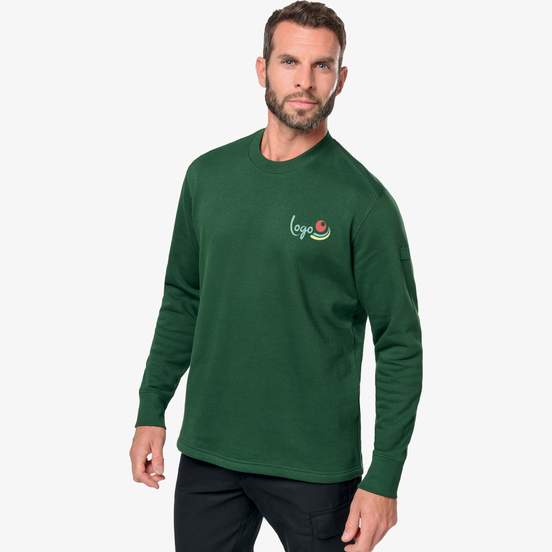 Sweat-shirt manches montées homme