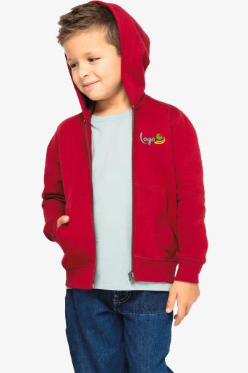 Image produit Sweat zippé à capuche Enfant 