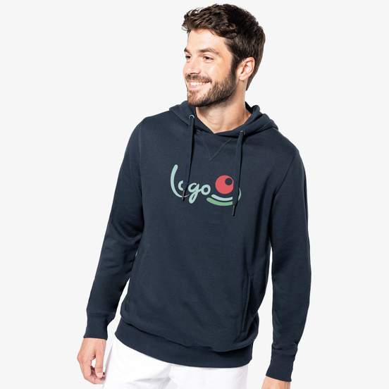 Sweat-shirt french terry écoresponsable à capuche unisexe