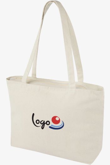Image produit Sac shopping zippé coton Ningbo 15L