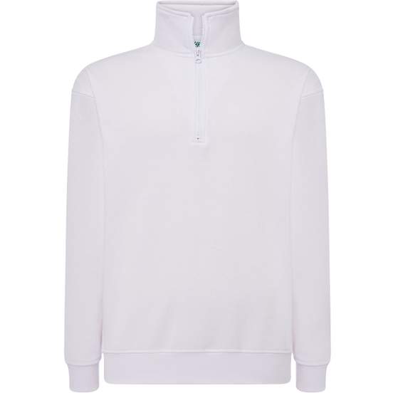 Half zip sweat shirt