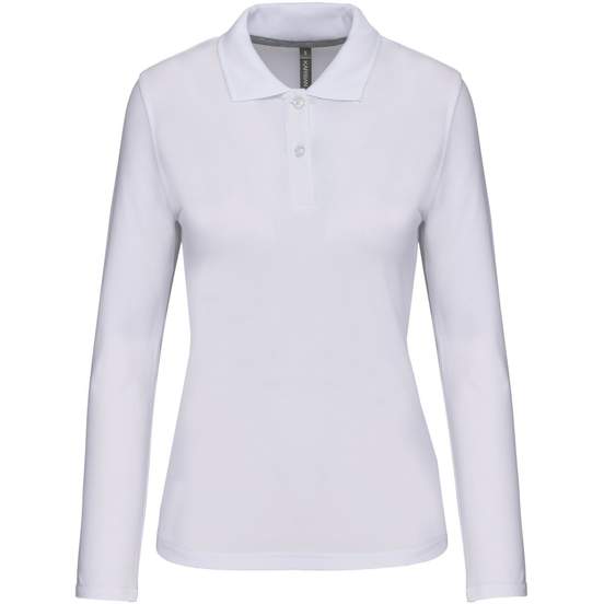 Polo manches longues femme