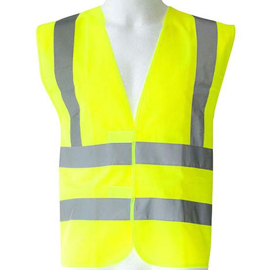 Gilet de sécurité avec 4 bandes réflechissantes