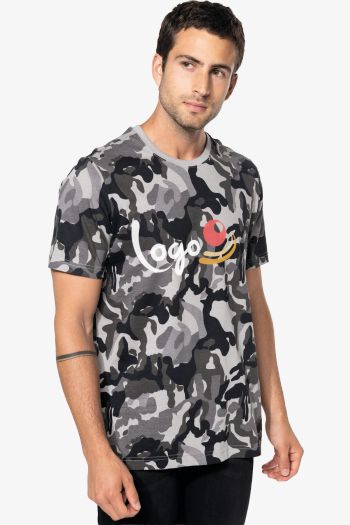 Image produit T-shirt camo manches courtes homme