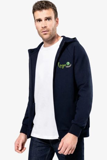 Image produit Veste zippée à capuche homme