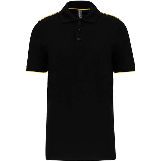 Polo DayToDay contrasté manches courtes homme