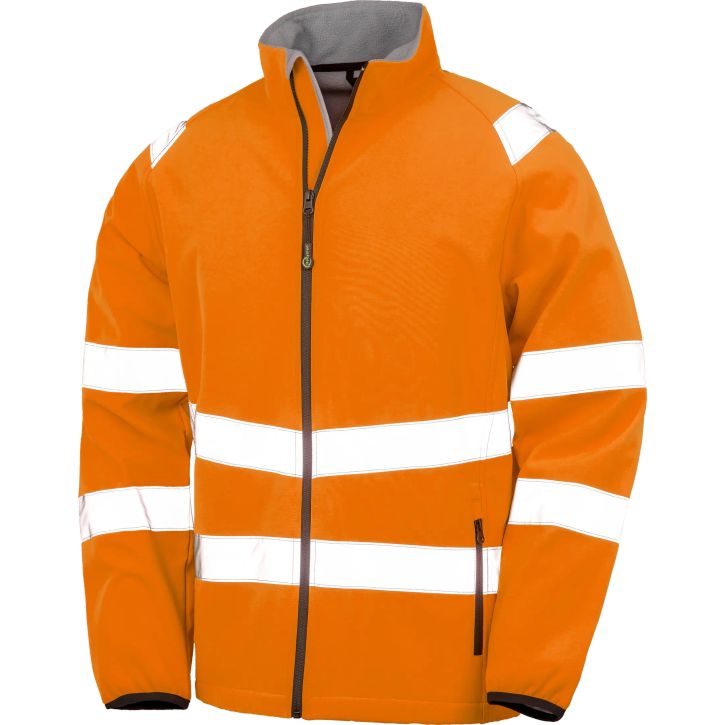 Image produit Recycled 2-layer printable safety softshell