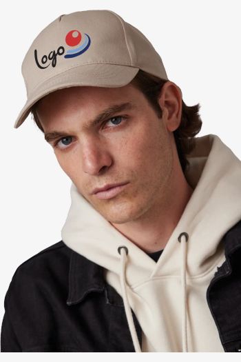 Image produit Casquette en coton et polyester recyclés K-loop tracking - 5 panneaux