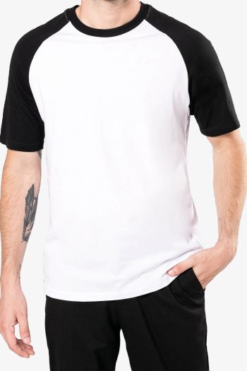 Image produit Baseball - T-shirt bicolore manches courtes
