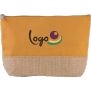 Pochette en toiles de coton et jute