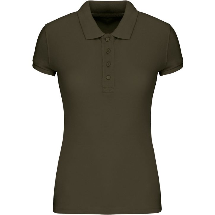 Image produit Polo piqué BIO manches courtes femme 