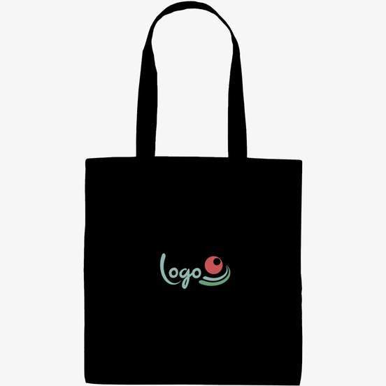 Tiger Cotton Shopping Bag With Long Handles
