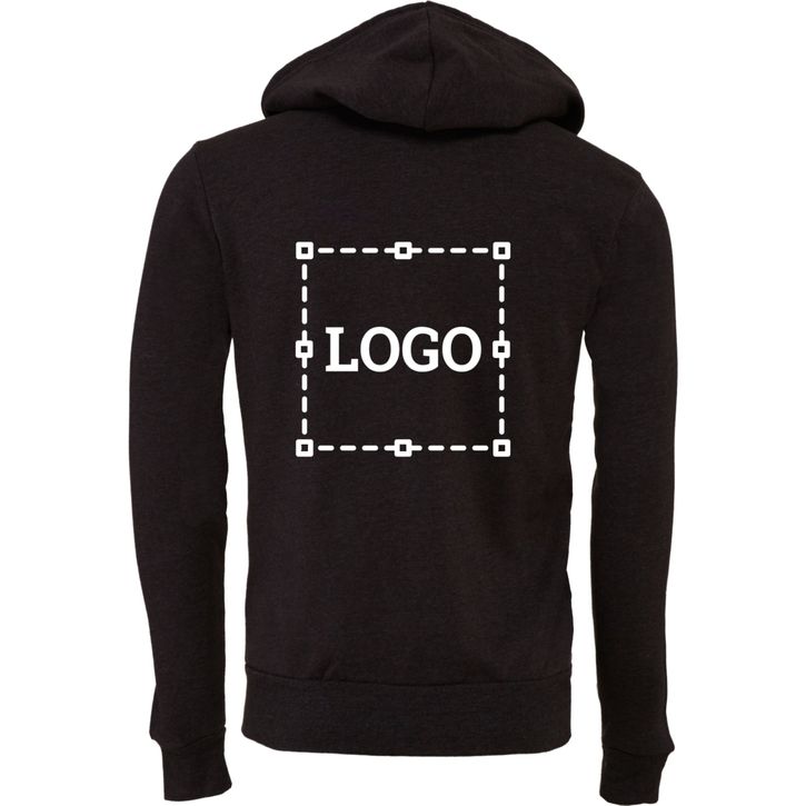 Image produit Unisex sponge fleece full-zip hoodie